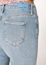 thumb-Afficher les détails de 760 Diana Pantalon Bleu   En  Skinny Fit Femme