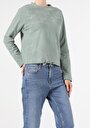 thumb-Afficher les détails de T-shirt À Manches Longues Vert Regular Fit  Femme