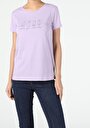 thumb-Afficher les détails de T-shirt À Manches Courtes Violet Regular Fit  Femme