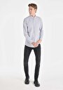 thumb-Afficher les détails de Chemise À Manches Longues Anthracite Regular Fit   Homme