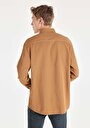 thumb-Afficher les détails de Chemise À Manches Longues Marron Comfort Fit   Homme