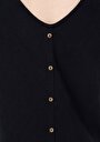 thumb-Afficher les détails de T-shirt À Manches Courtes Noir Regular Fit Imprimé Femme