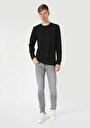 thumb-Afficher les détails de T-shirt À Manches Longues Noir Regular Fit  Homme