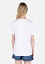 thumb-Afficher les détails de T-shirt À Manches Courtes Blanc Regular Fit Imprimé Femme