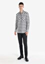 thumb-Afficher les détails de Chemise À Manches Longues Anthracite Slim Fit   Homme
