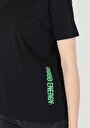 thumb-Afficher les détails de T-shirt À Manches Courtes Noir Comfort Fit Imprimé Femme