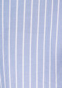 thumb-Afficher les détails de Chemise À Manches Longues Bleu Fashion Fit Rayé Satin Femme