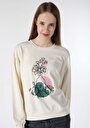 thumb-Afficher les détails de Pull-over Ecru Regular Fit  Femme