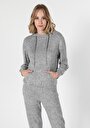 thumb-Afficher les détails de T-shirt À Manches Longues Gris Regular Fit  Femme