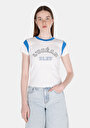 thumb-Afficher les détails de T-shirt À Manches Courtes Blanc Regular Fit Imprimé Femme