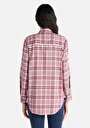 thumb-Afficher les détails de Chemise À Manches Longues Bordeaux Regular Fit   Femme