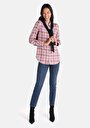 thumb-Afficher les détails de Chemise À Manches Longues Bordeaux Regular Fit   Femme