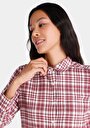 thumb-Afficher les détails de Chemise À Manches Longues Bordeaux Regular Fit   Femme