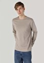 thumb-Afficher les détails de T-shirt À Manches Longues Beige Regular Fit  Homme