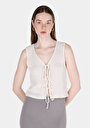 thumb-Afficher les détails de Ecru Regular Fit Femme