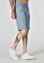 thumb-Afficher les détails de Short Bleu Regular Fit Homme