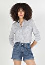 thumb-Afficher les détails de Chemise À Manches Longues Multicolou Regular Fit   Femme