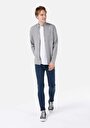 thumb-Afficher les détails de Chemise À Manches Longues Gris Slim Fit   Homme
