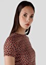 thumb-Afficher les détails de T-shirt À Manches Courtes Multicolou Slim Fit  Femme