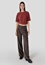 thumb-Afficher les détails de T-shirt À Manches Courtes Rouge Regular Fit  Femme