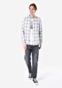 thumb-Afficher les détails de Chemise À Manches Longues Gris Slim Fit   Homme