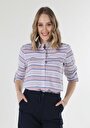 thumb-Afficher les détails de Chemise À Manches Longues Multicolou Regular Fit   Femme