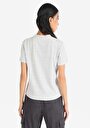 thumb-Afficher les détails de T-shirt À Manches Courtes Gris Regular Fit  Femme