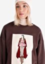 thumb-Afficher les détails de Pull-over Marron Regular Fit  Femme