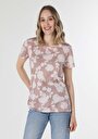 thumb-Afficher les détails de T-shirt À Manches Courtes Rose Regular Fit  Femme