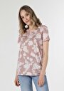 thumb-Afficher les détails de T-shirt À Manches Courtes Rose Regular Fit  Femme