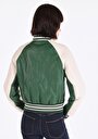 thumb-Afficher les détails de Veste Pu Vert   Regular Fit Femme