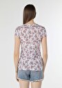 thumb-Afficher les détails de T-shirt À Manches Courtes Multicolou Slim Fit  Femme