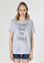 thumb-Afficher les détails de T-shirt À Manches Courtes Multicolou Comfort Fit  Femme