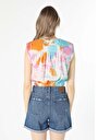 thumb-Afficher les détails de T-shirt À Manches Courtes Multicolou Regular Fit  Femme