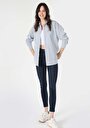 thumb-Afficher les détails de Chemise À Manches Longues Bleu Relaxed Fit   Femme
