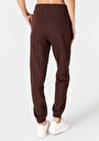 thumb-Afficher les détails de Pantalon De Survêtement Marron Regular Fit Femme
