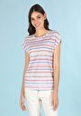 thumb-Afficher les détails de T-shirt À Manches Courtes Multicolou Regular Fit  Femme