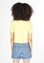 thumb-Afficher les détails de T-shirt À Manches Courtes Jaune Regular Fit  Femme