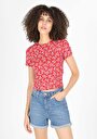 thumb-Afficher les détails de T-shirt À Manches Courtes Corail Slim Fit  Femme