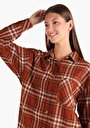 thumb-Afficher les détails de Chemise À Manches Longues Marron    Femme