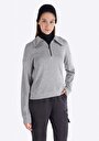 thumb-Afficher les détails de T-shirt À Manches Longues Gris Regular Fit  Femme
