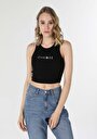 thumb-Afficher les détails de Athlète Noir Slim Fit Femme