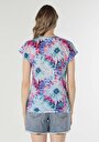 thumb-Afficher les détails de T-shirt À Manches Courtes Multicolou Regular Fit  Femme