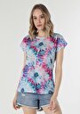 thumb-Afficher les détails de T-shirt À Manches Courtes Multicolou Regular Fit  Femme