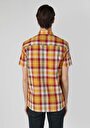 thumb-Afficher les détails de Chemise À Manches Courtes Multicolou Plaid Regular Fit Homme
