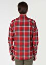 thumb-Afficher les détails de Chemise À Manches Longues Rouge Regular Fit   Homme