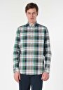 thumb-Afficher les détails de Chemise À Manches Longues Vert Regular Fit   Homme