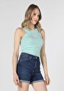 thumb-Afficher les détails de Athlète Vert Slim Fit Femme