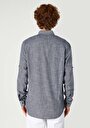 thumb-Afficher les détails de Chemise À Manches Longues Marine Regular Fit   Homme