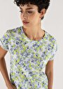 thumb-Afficher les détails de T-shirt À Manches Courtes Multicolou Regular Fit  Femme
